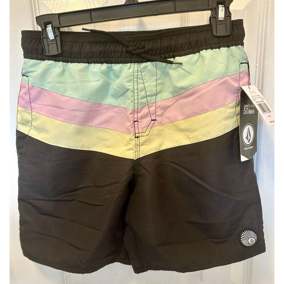 Volcom Stone Bundle NWT 2 Pairs Boys Large Swim Trunks - Picture 4 of 7
